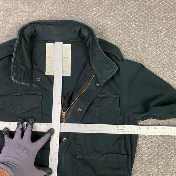 Ralph Lauren Denim & Supply Field Jacket Men's Medium Black M65 Military Combat - Picture 13 of 15